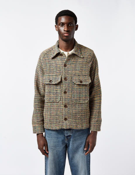 Sunflower Boucle CPO Shirt - Multi Brown I Article.