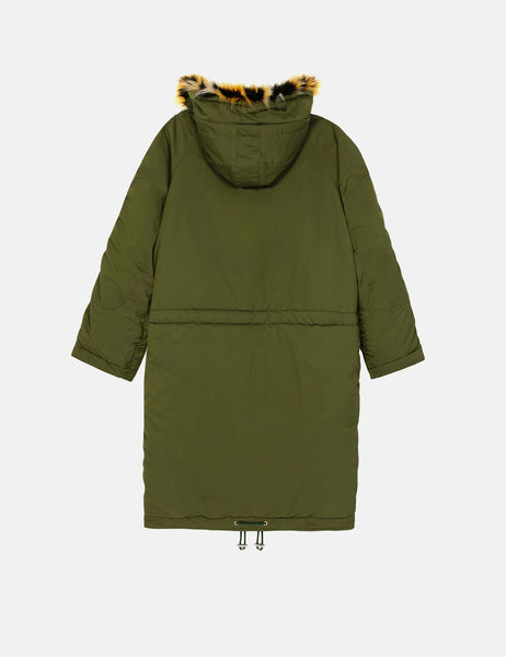 Kenzo Long Winter Parka - Dark Khaki Green I Article.