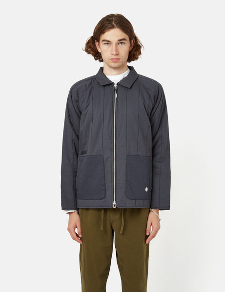 Folk Wadded Curve Jacket Blue Slate I Article