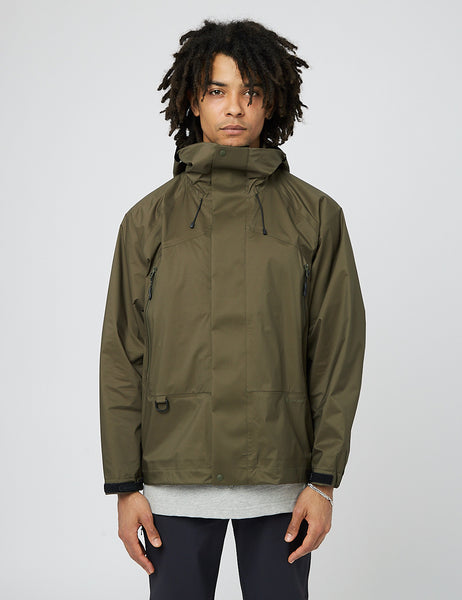 Snow Peak 2.5L Rain Jacket - Olive Green I Article.