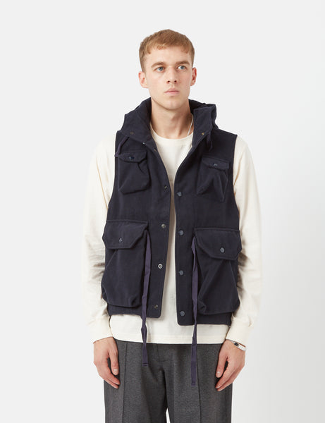 Engineered Garments Field Vest - Dark Navy Blue I Article.