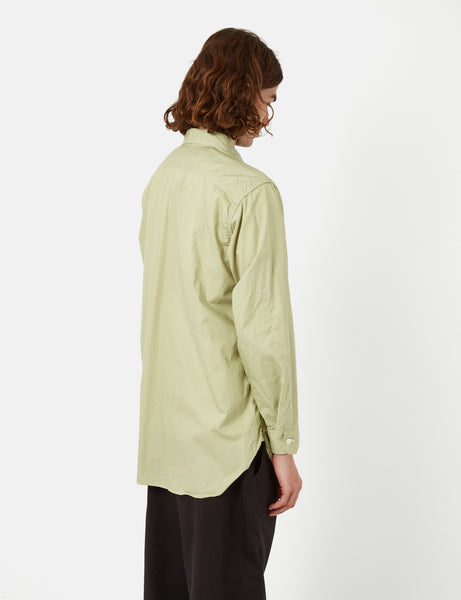 Engineered Garments Work Shirt (Superfine Poplin) - Lime Green