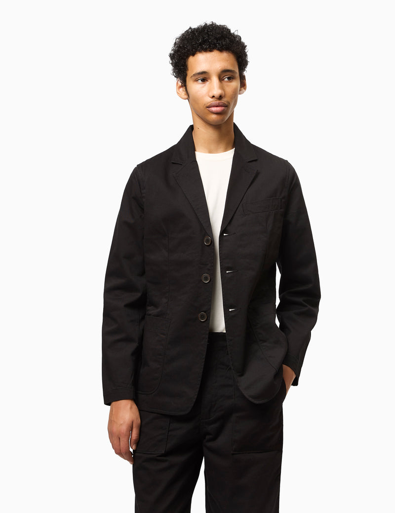 Universal Works London Jacket (Twill) - Black