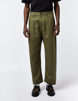 Light Olive Cargo Trousers