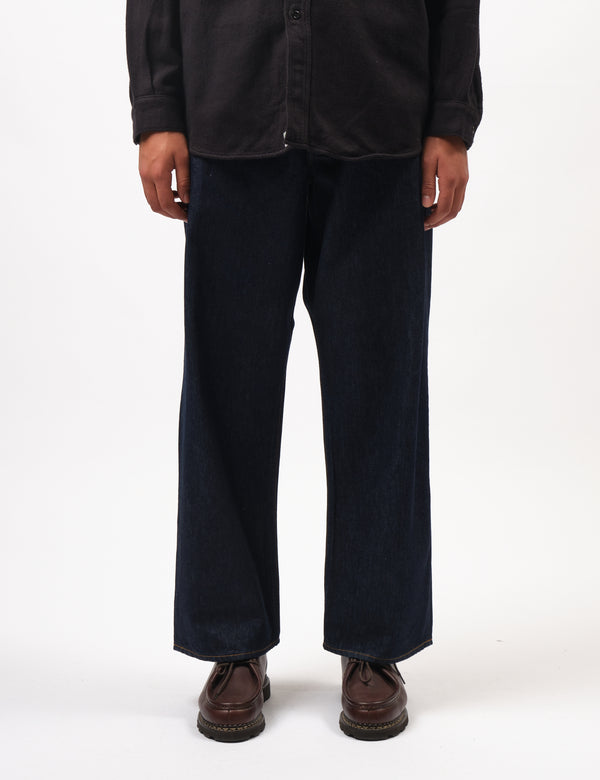 Orslow Super Dad'S Denim Pants - One Wash Blue