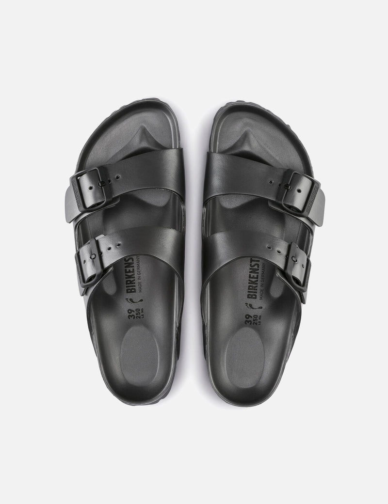 Black and silver birkenstocks online