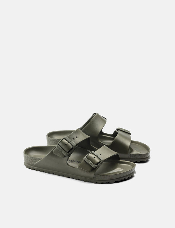 Birkenstock Womens Arizona EVA Sandal (Narrow) - Khaki Brown