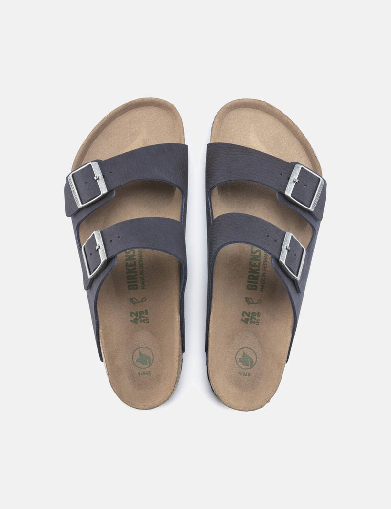 Birkenstock Arizona Vegan Sandals (Regular) - Indigo Blue