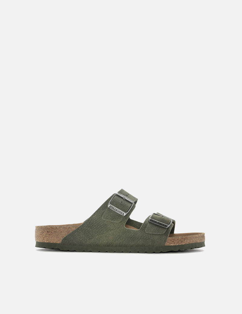 Birkenstock arizona green suede online