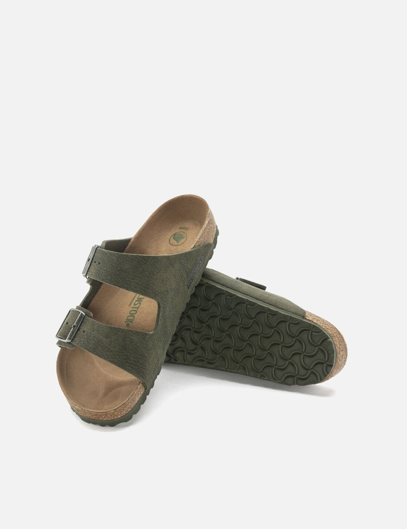 Birkenstock Arizona Vegan Sandals Regular Thyme Green Article