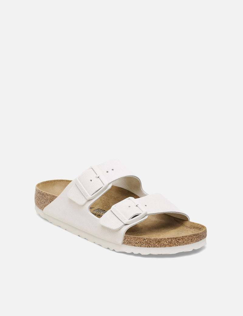 Birkenstock Arizona Sandals LEVE Antique (Regular) - White