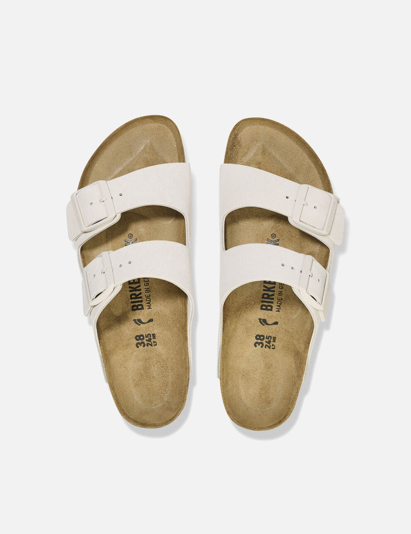 Birkenstock Arizona Sandals LEVE Antique (Regular) - White