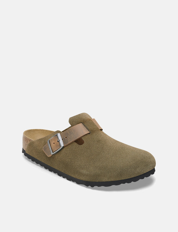 Birkenstock Boston Clogs (Regular) - Thyme Green