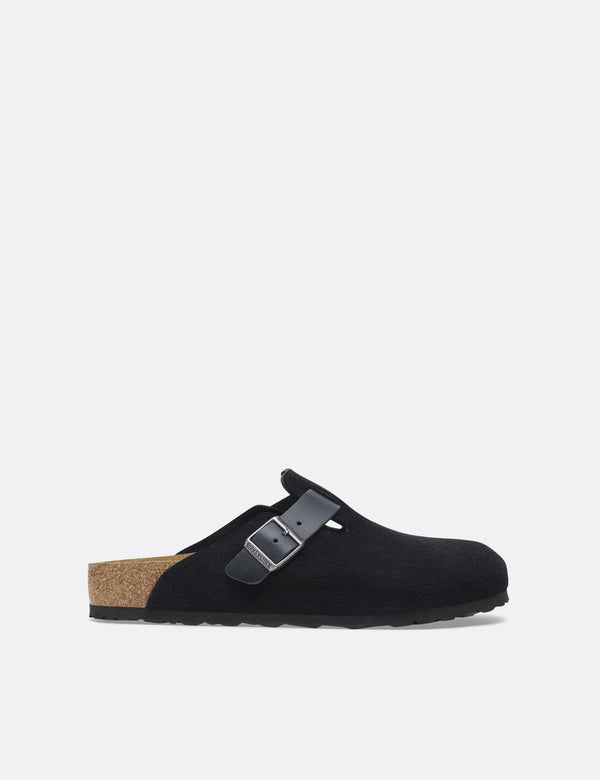 Birkenstock Women's Boston Clogs (Narrow) - Midnight Navy