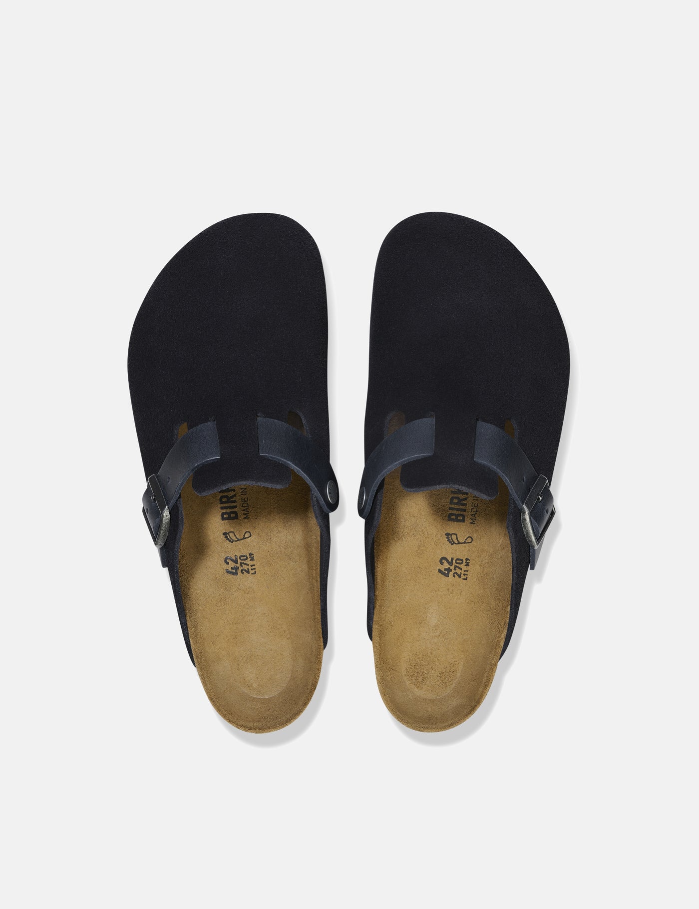 Birkenstock Boston Clogs Regular Midnight Navy Article