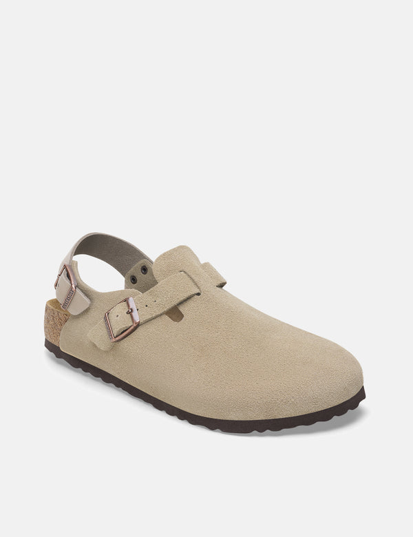 Birkenstock Tokio Mules (Regular) - Taupe