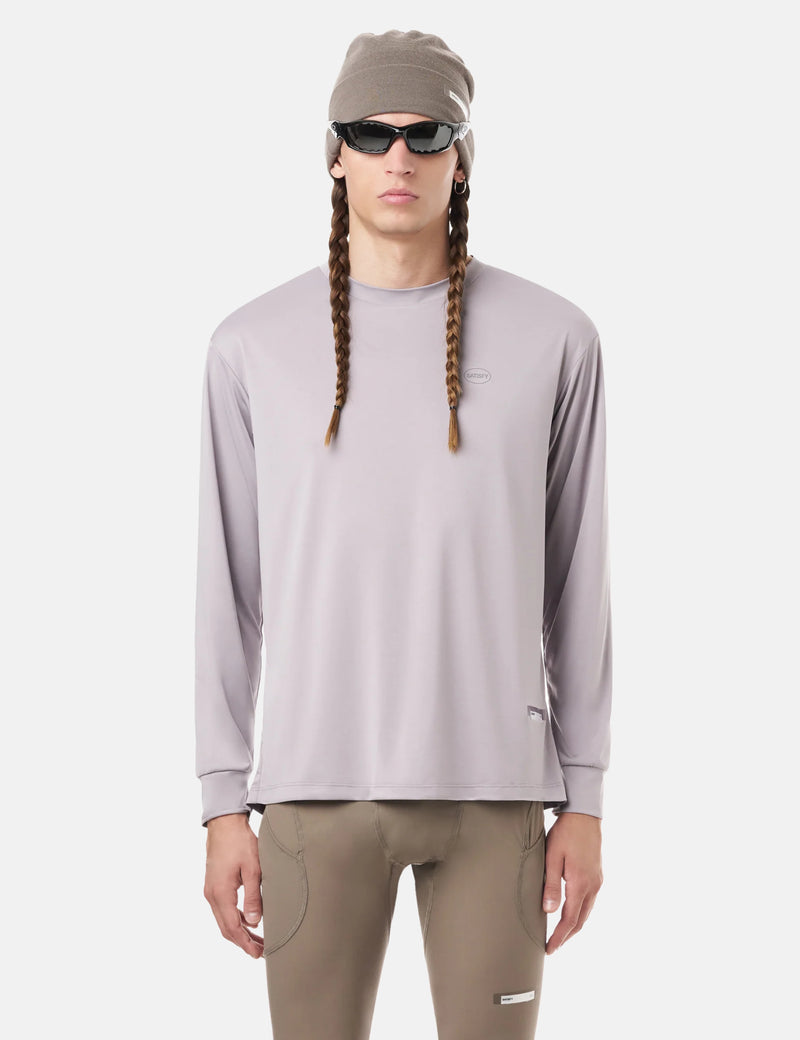 Satisfy AuraLite Long Tee - Dusty Purple