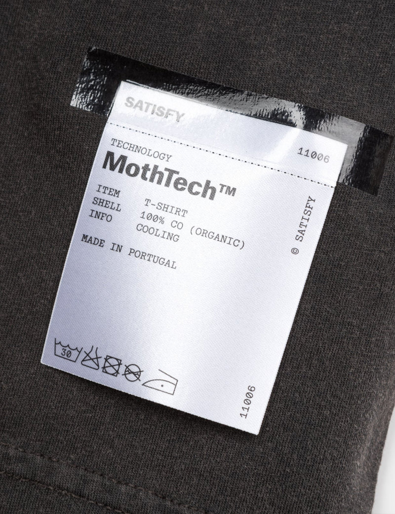 Satisfy MothTech T-Shirt - Aged Black