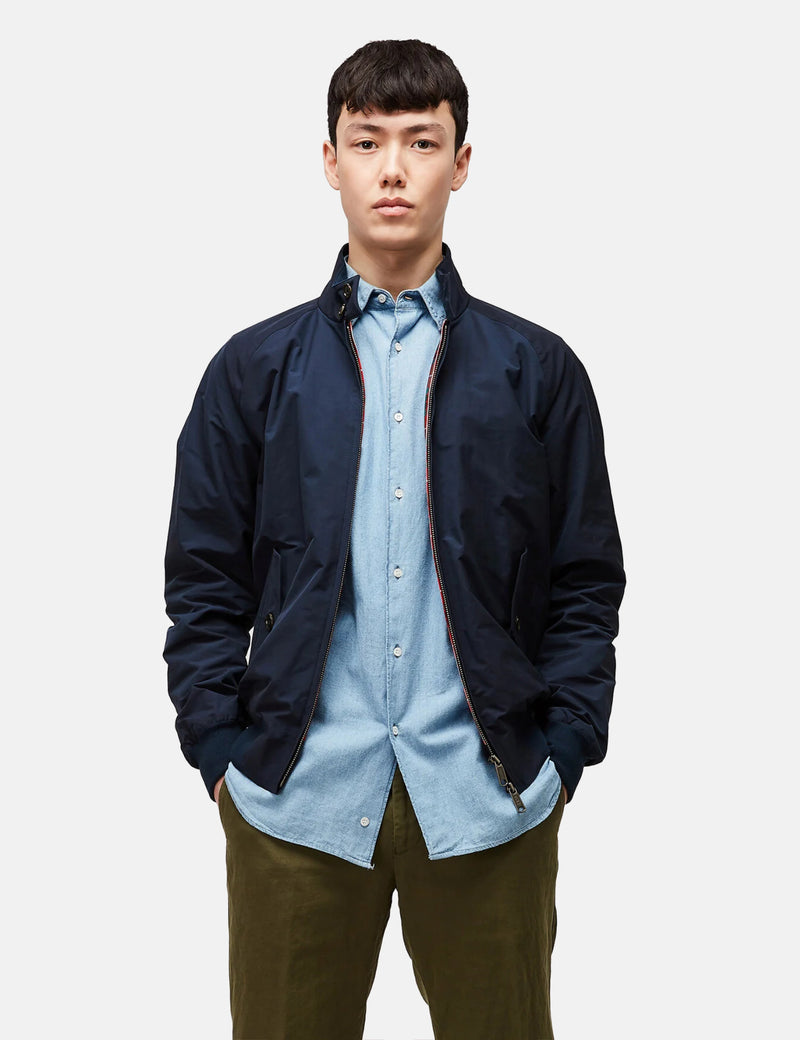 Baracuta G9 Harrington Jacket - Navy Blue