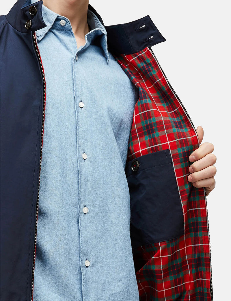 Baracuta G9 Harrington Jacket - Navy Blue