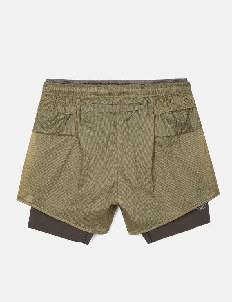 Satisfy Rippy 3 Trail Shorts - Seed Green