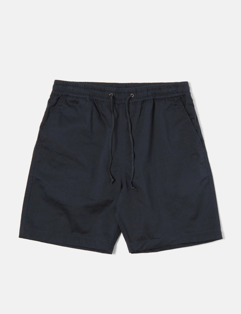 Universal Works Beach Shorts (Twill) - Navy Blue