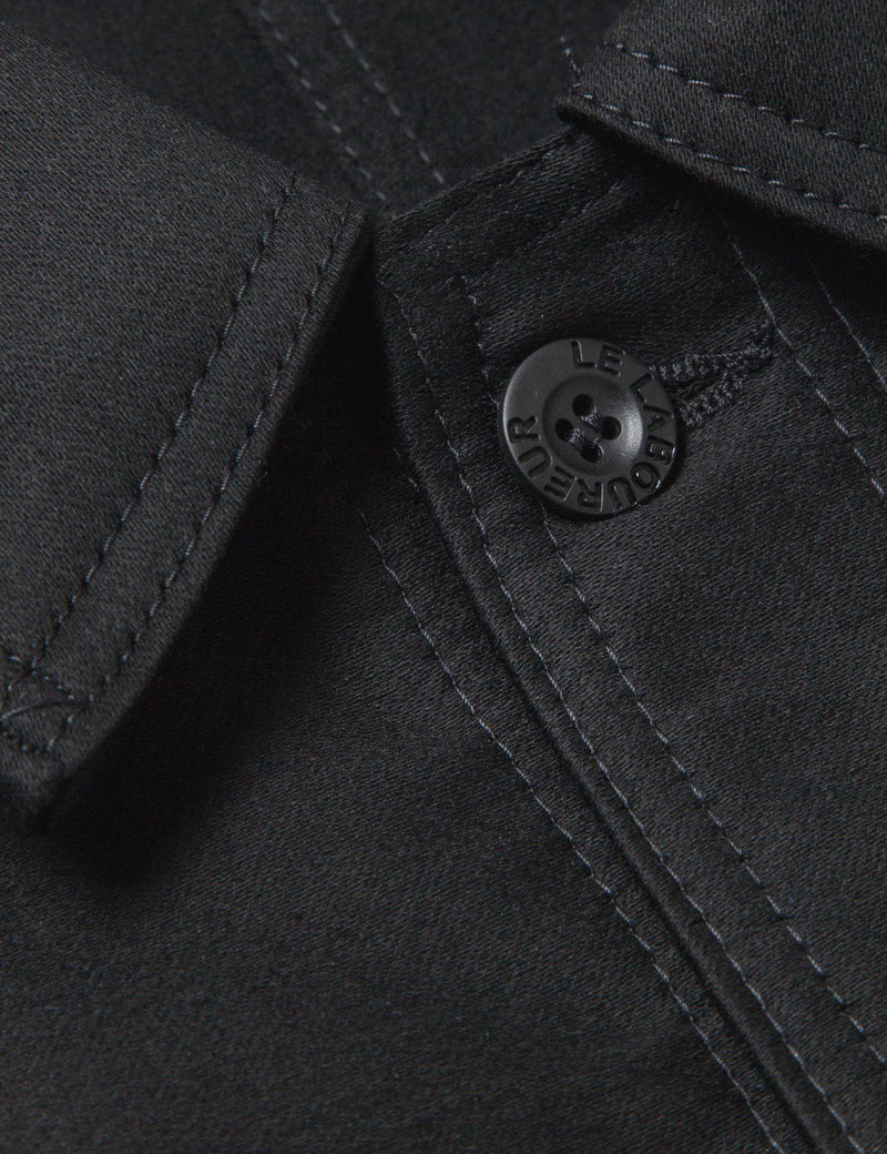 Le Laboureur Moleskin Work Jacket - Black