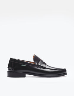 Paraboot Columbia Loafers (Leather) - Brilliant Black