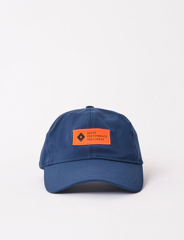 Rapha Trail Lightweight Cap - Navy/Orange