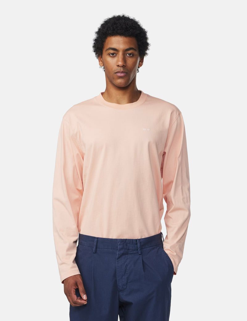 coral long sleeve shirt