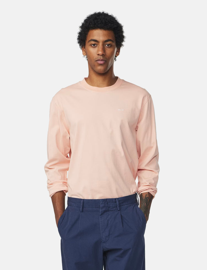 coral long sleeve shirt