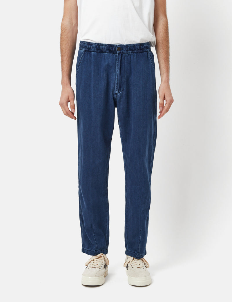 orSlow French Work Pants (Unisex) - Navy Blue