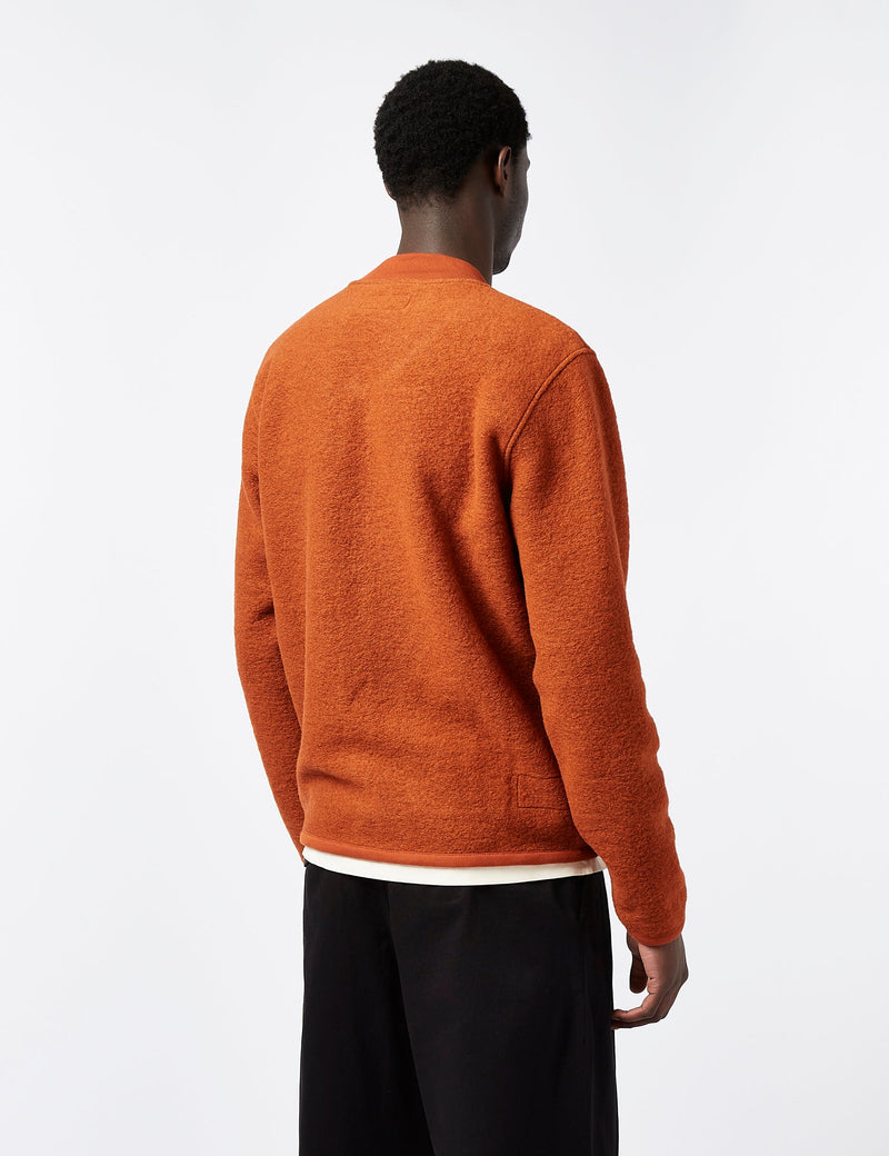 Universal Works x Article Exclusive Zip Bomber (Wool) - Orange