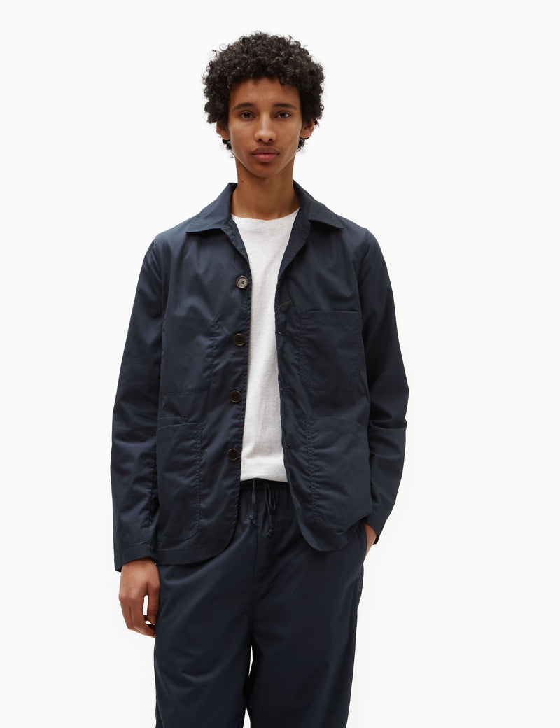 Universal Works Parachute Liner Jacket (Recycled Poly) - Navy Blue