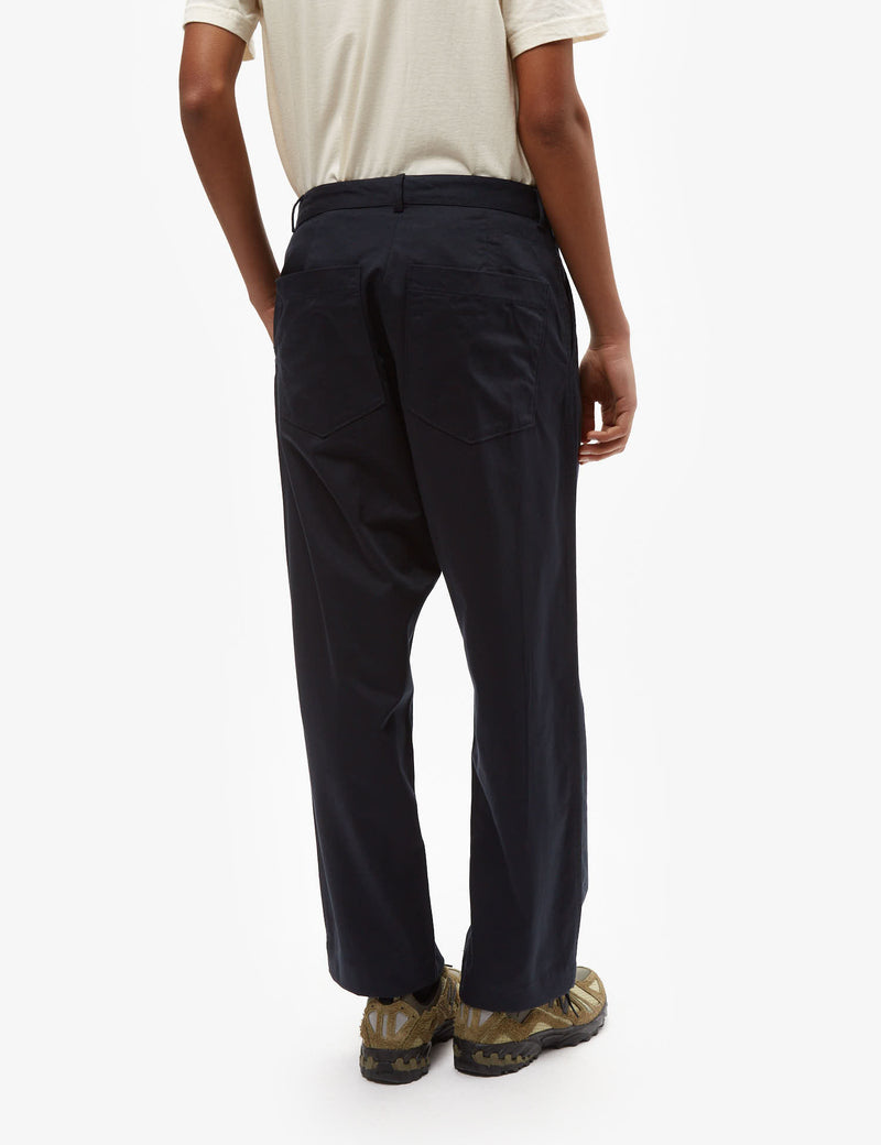 Universal Works Duke Pant (Twill) - Navy Blue