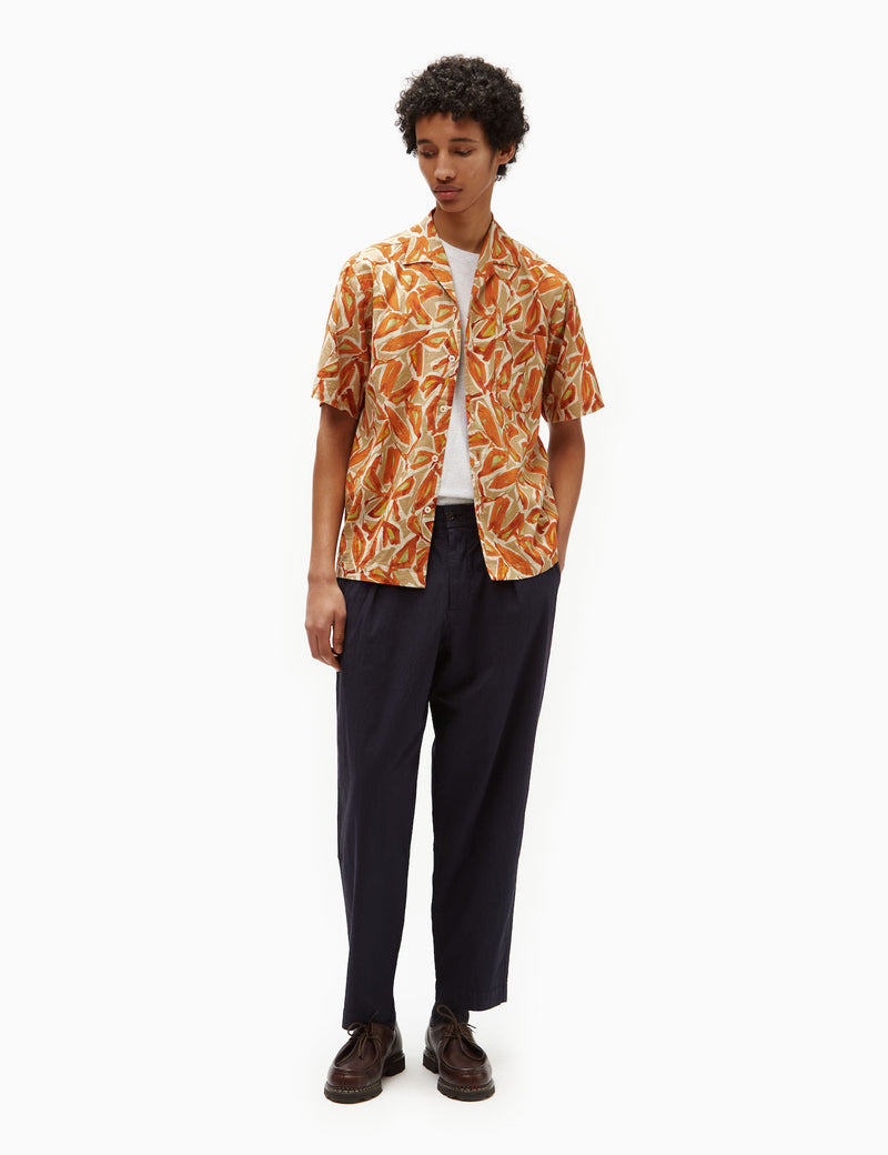 Universal Works Minari Shirt Artist (Linen/Cotton) - Terracotta