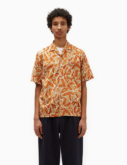 Universal Works Minari Shirt Artist (Linen/Cotton) - Terracotta