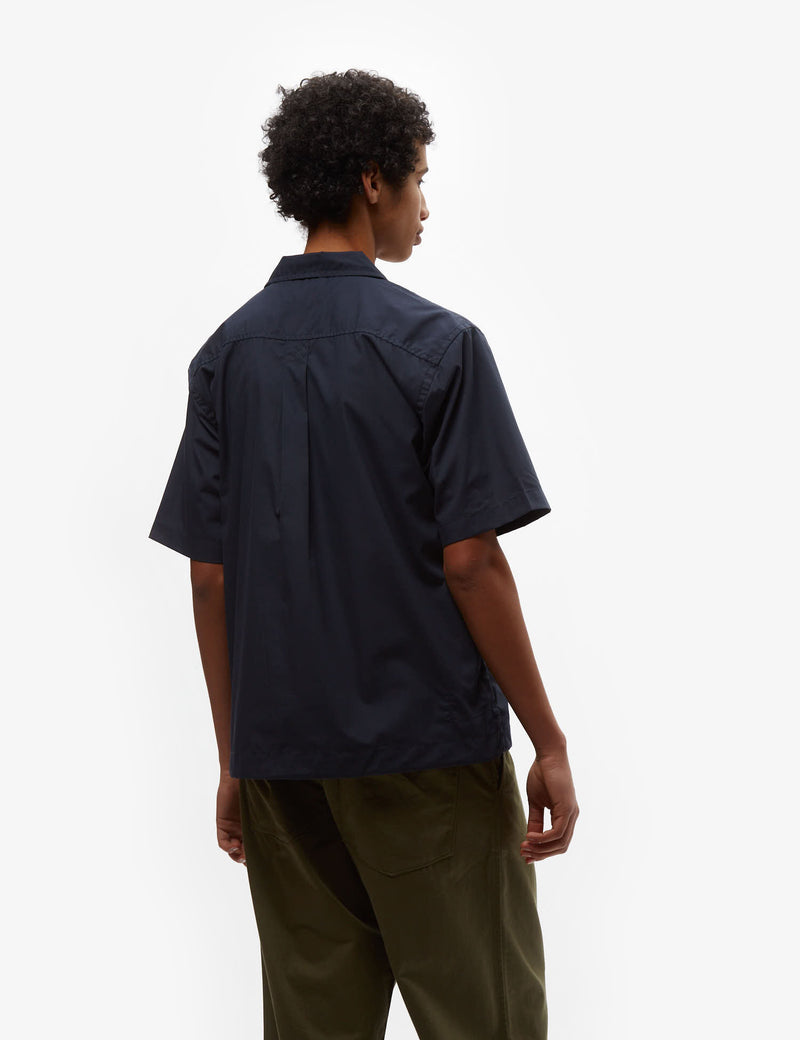 Universal Works Tech Overshirt (Recycled Poly) - Navy Blue