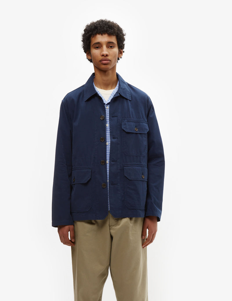 Navy blue utility jacket best sale