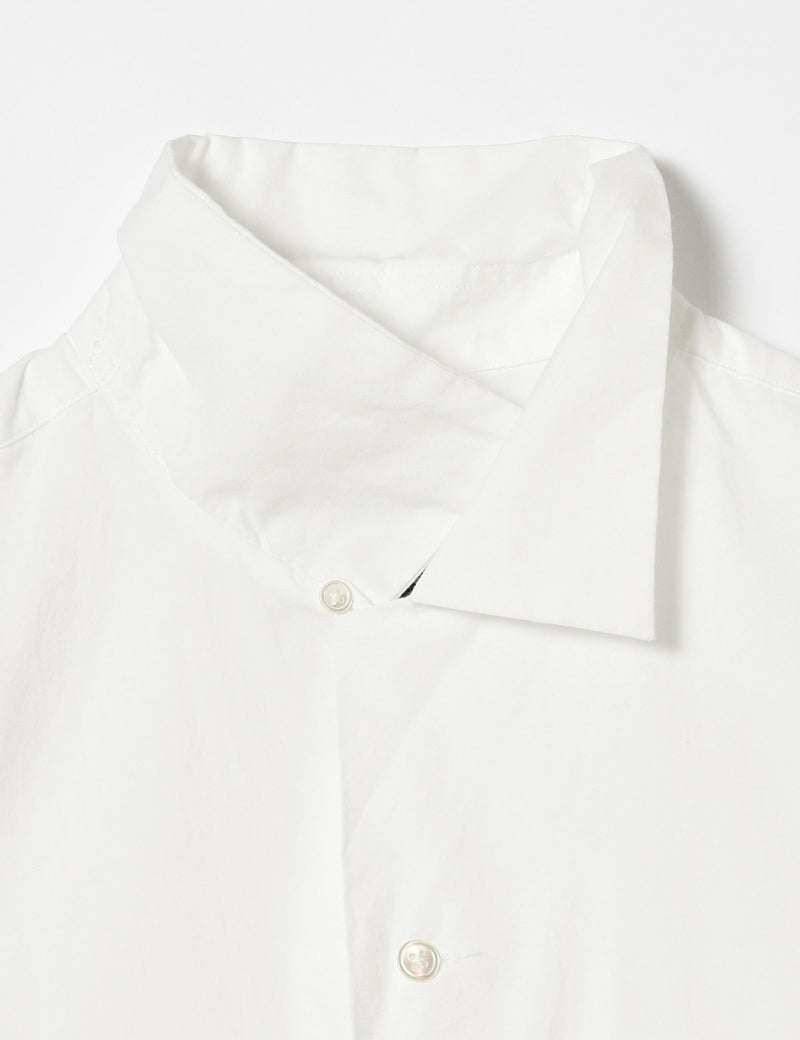 Beams Plus Short Sleeve Peruvian Shirt (Pima Cotton) - White