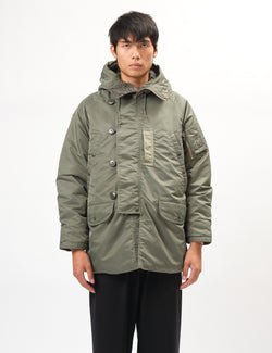 Beams Plus Mil Type N-3B Down Jacket - Sage Green