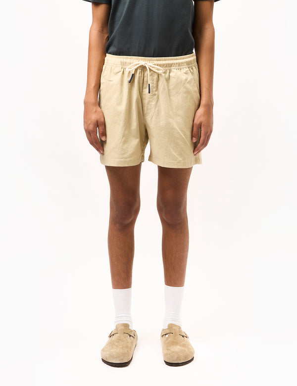 OAS Linen Shorts - Beige