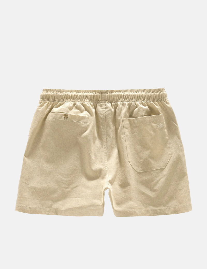 OAS Linen Shorts - Beige