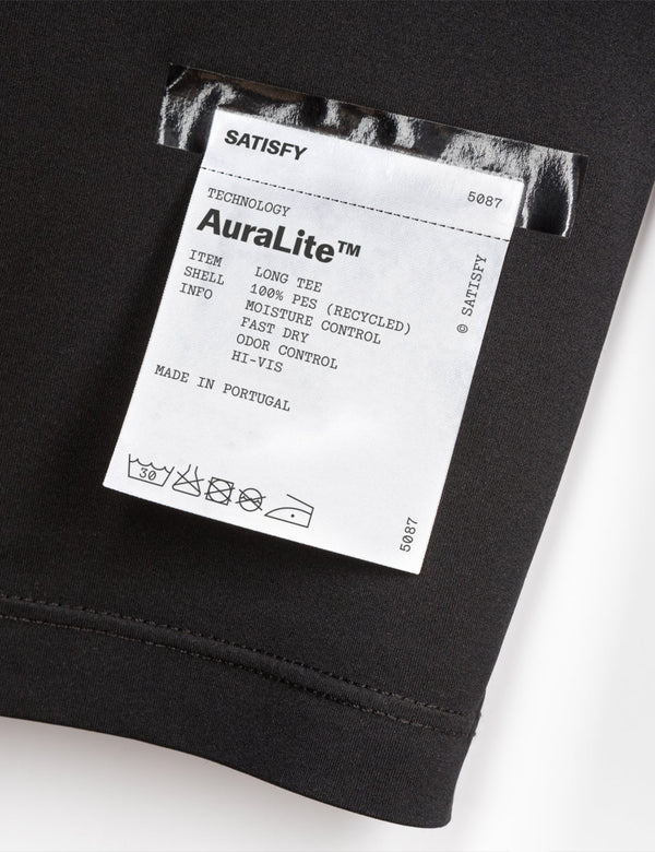 Satisfy AuraLite Long Tee - Black