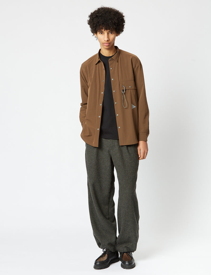 and Wander Lightweight Cloth Shirt - Brown