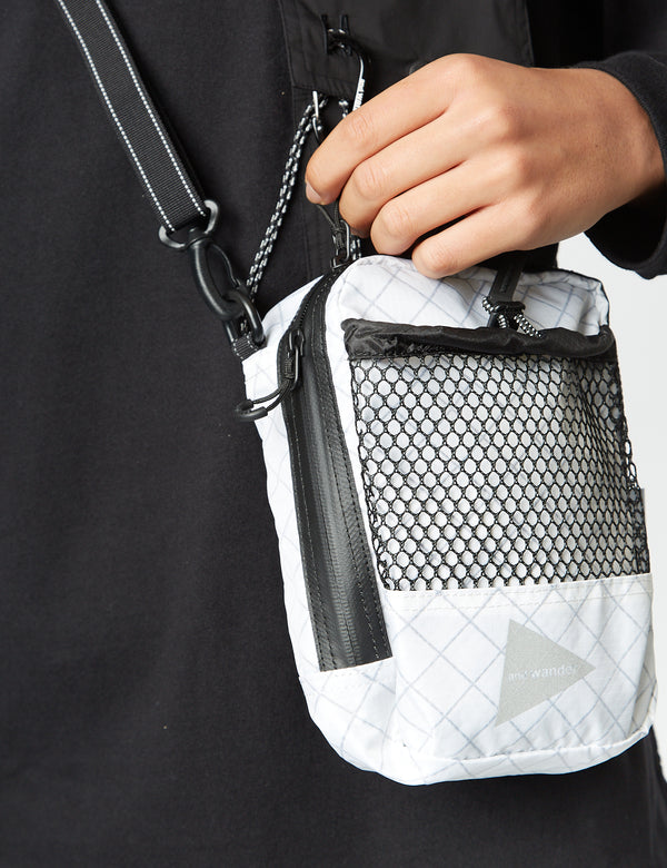 And Wander ECOPAK Shoulder Pouch - Off White