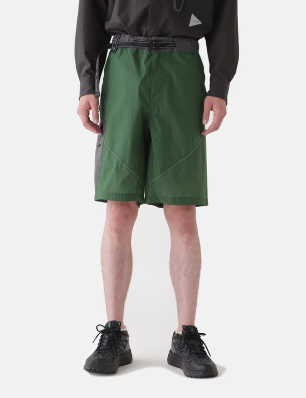 and Wander Breath Shorts (Ripstop) - Green