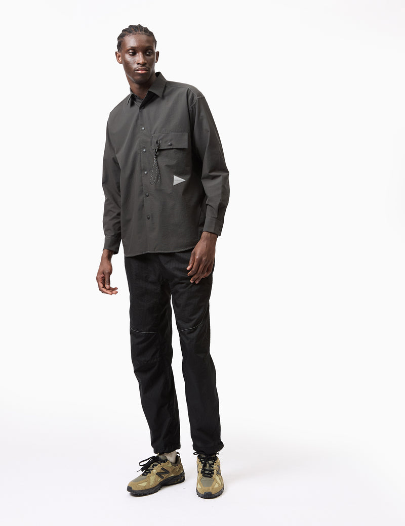 and Wander Dry Breathable Shirt - Charcoal Grey