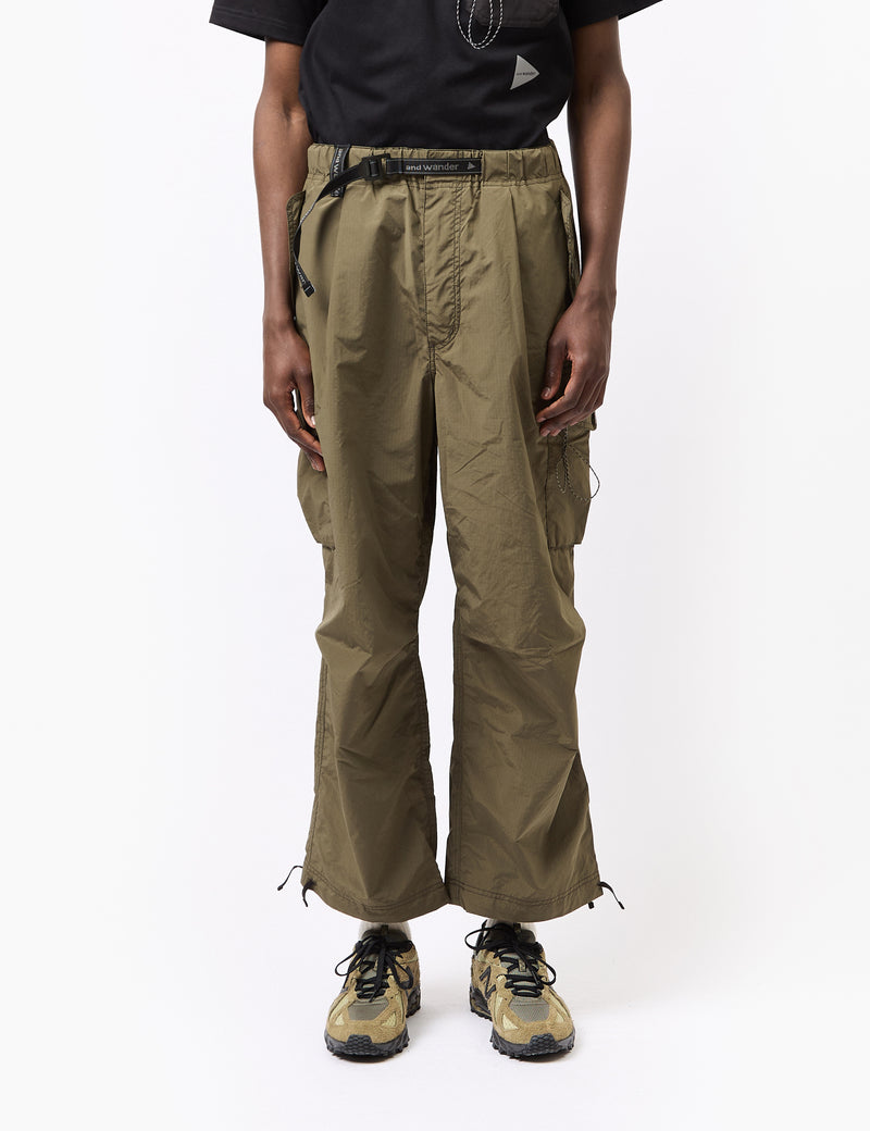 and Wander Oversized Cargo Pants - Khaki