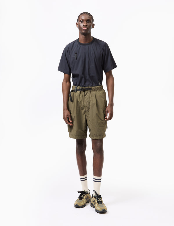 and Wander Oversized Cargo Shorts - Khaki